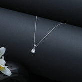 Drop Shaped Cluster Pendant Chain